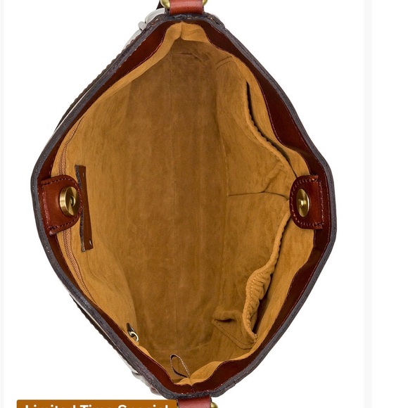 Patricia Nash Emeline Crossbody leather crossbody bag - Picture 3 of 17